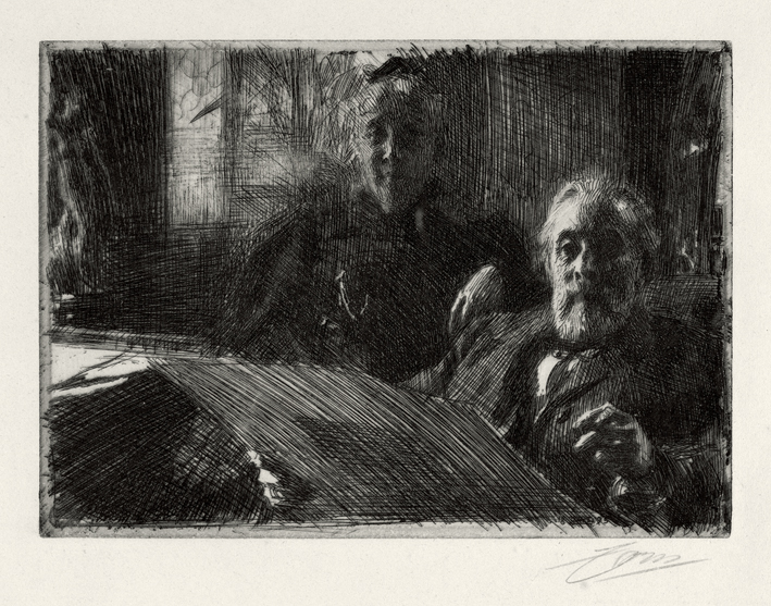  安德斯·莱奥纳德·佐恩 Anders Leonard Zorn —— 佐恩(素描) (23)